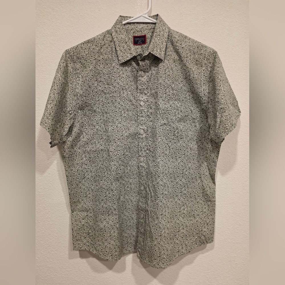 UNTUCKit Men’s Large Button-Up Shirt Floral Wrinkle-Free